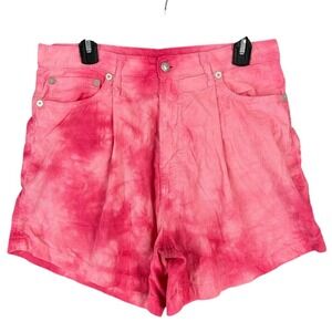 R13 Damon Pleated Shorts Women 29 Corduroy High Rise Designer Luxury Italian